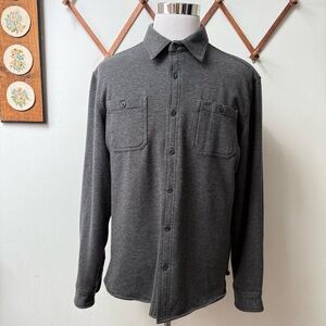 C&C California Charcoal Button Up Shirt Jacket